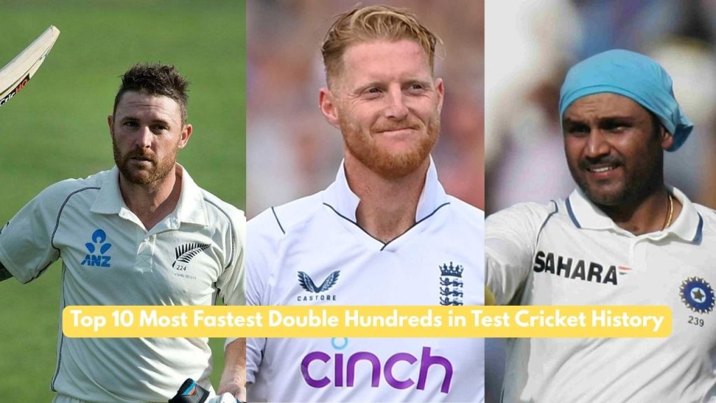 Fastest Double Hundreds in Test