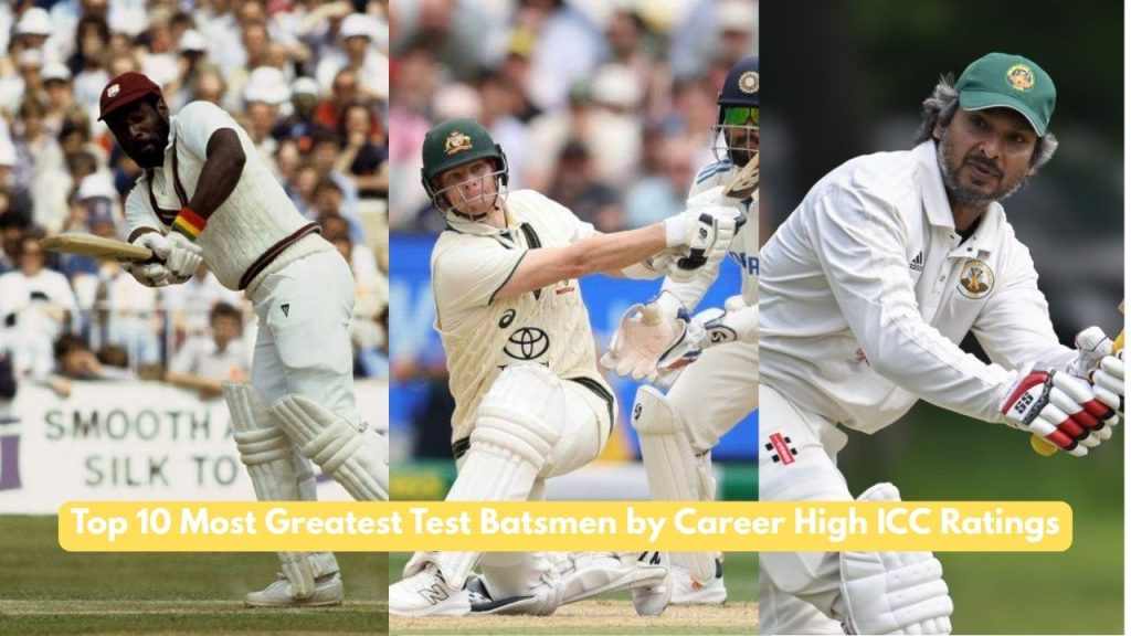 Greatest Test Batsmen by Career High ICC Ratings