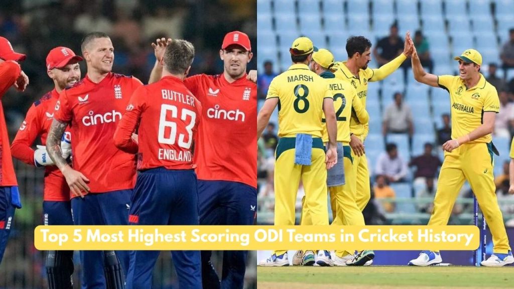 Highest Scoring ODI Teams in Cricket History