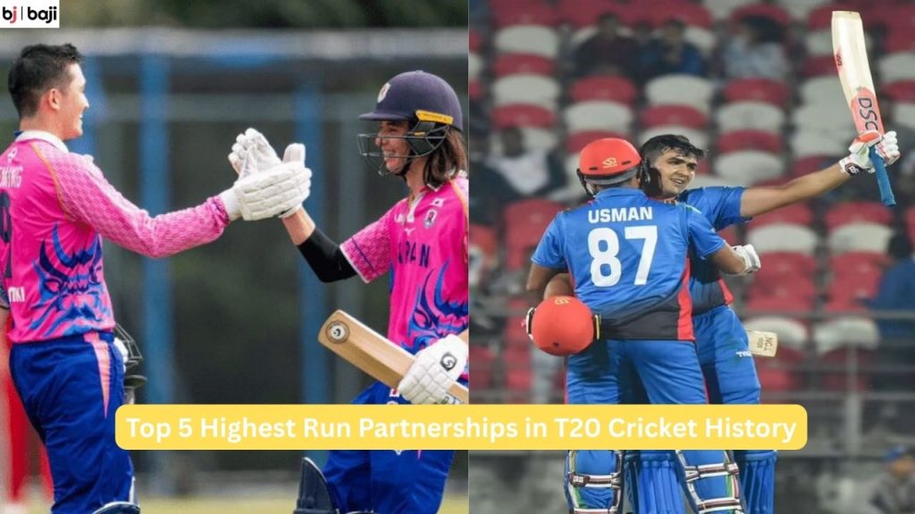 Highest Run Partnerships in T20 Cricket