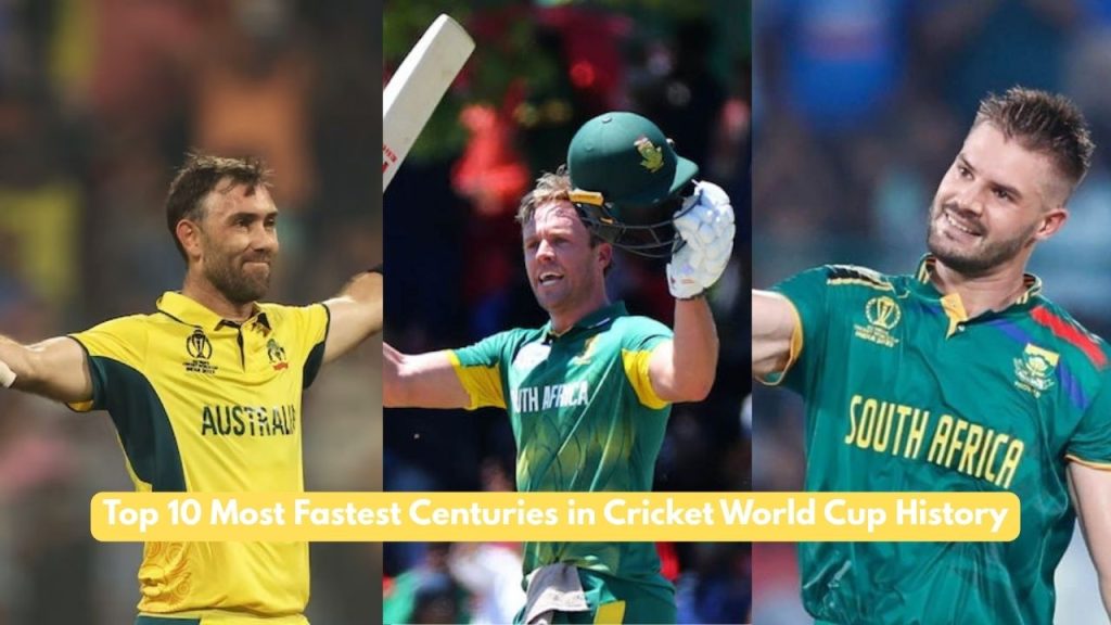 Fastest Centuries in Cricket World Cup