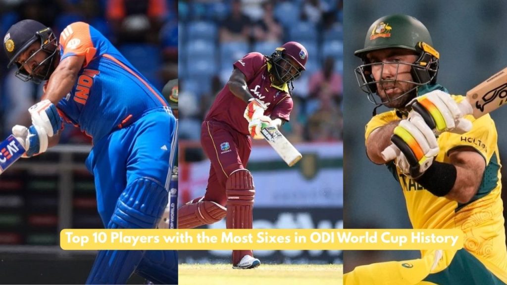 Most Sixes in ODI World Cup