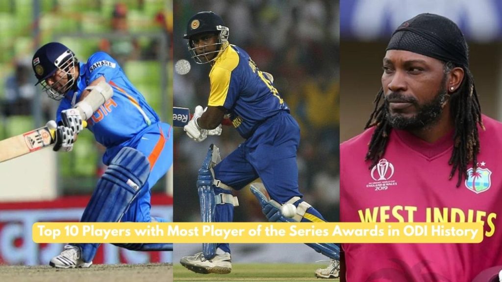 Most Player of the Series Awards in ODI
