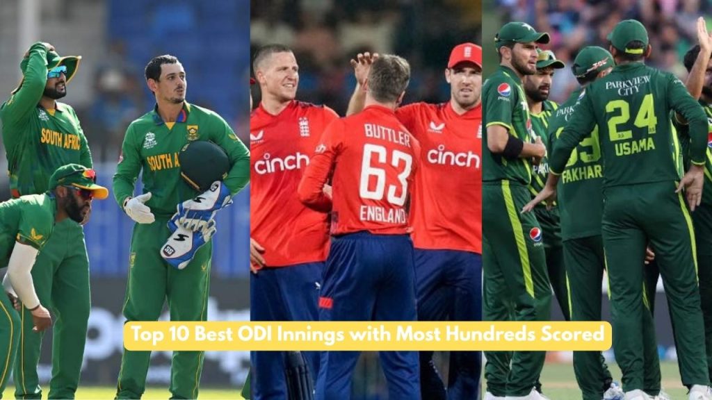 ODI Innings with Most Hundreds Scored