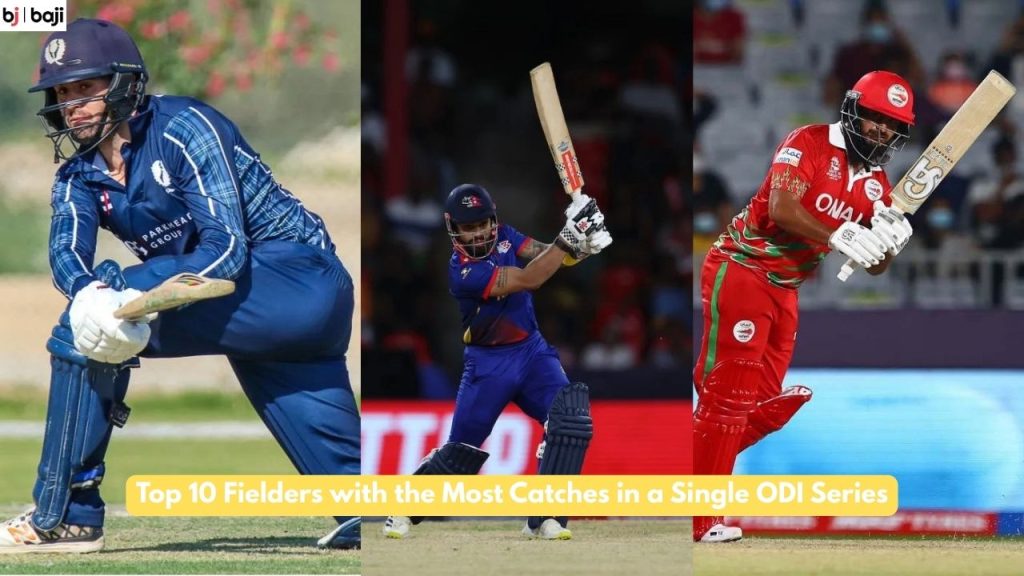 Most Catches in a Single ODI Series