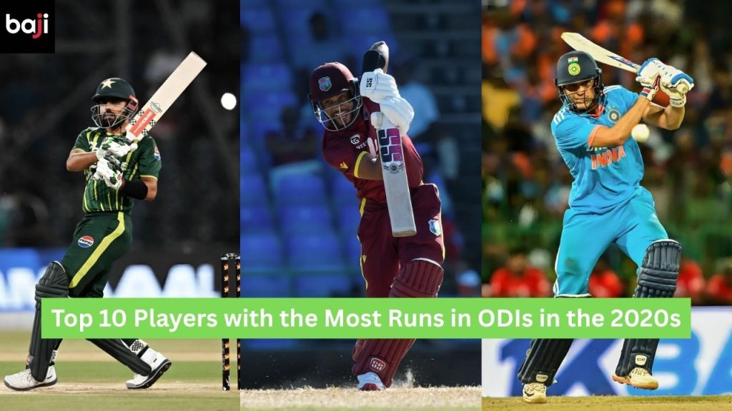 Most Runs in ODIs in the 2020s