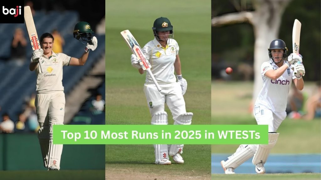 Most Runs in 2025 in WTESTs