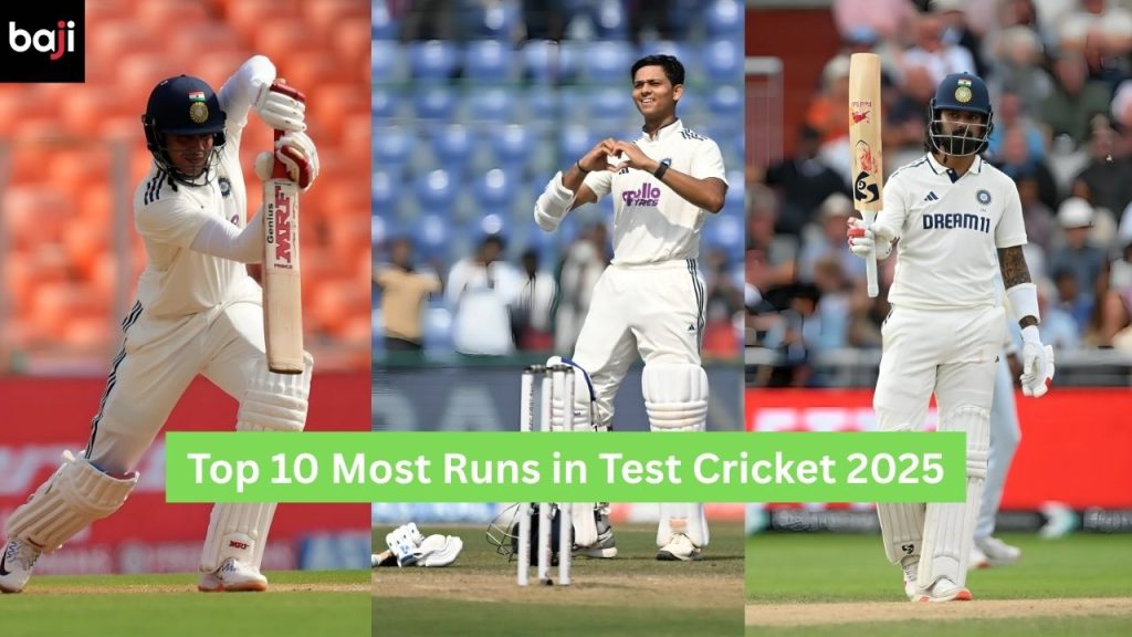 Most Runs in Test Cricket 2025