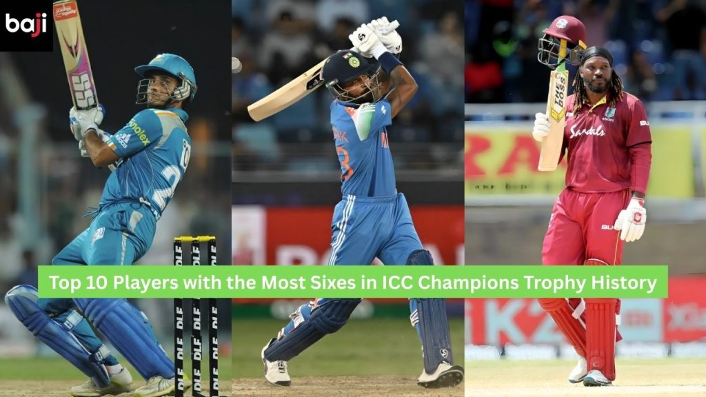 Most Sixes in ICC Champions Trophy History