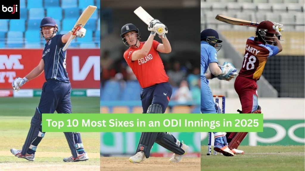 Most Sixes in an ODI Innings in 2025