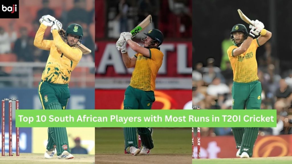 South African Players with Most Runs in T20I Cricket