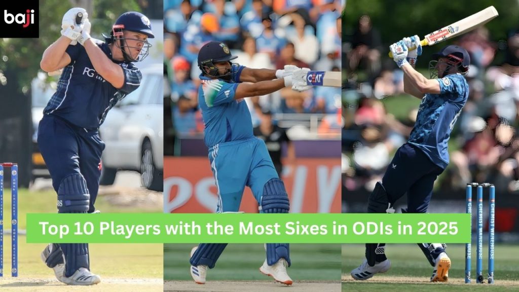 Most Sixes in ODIs in 2025